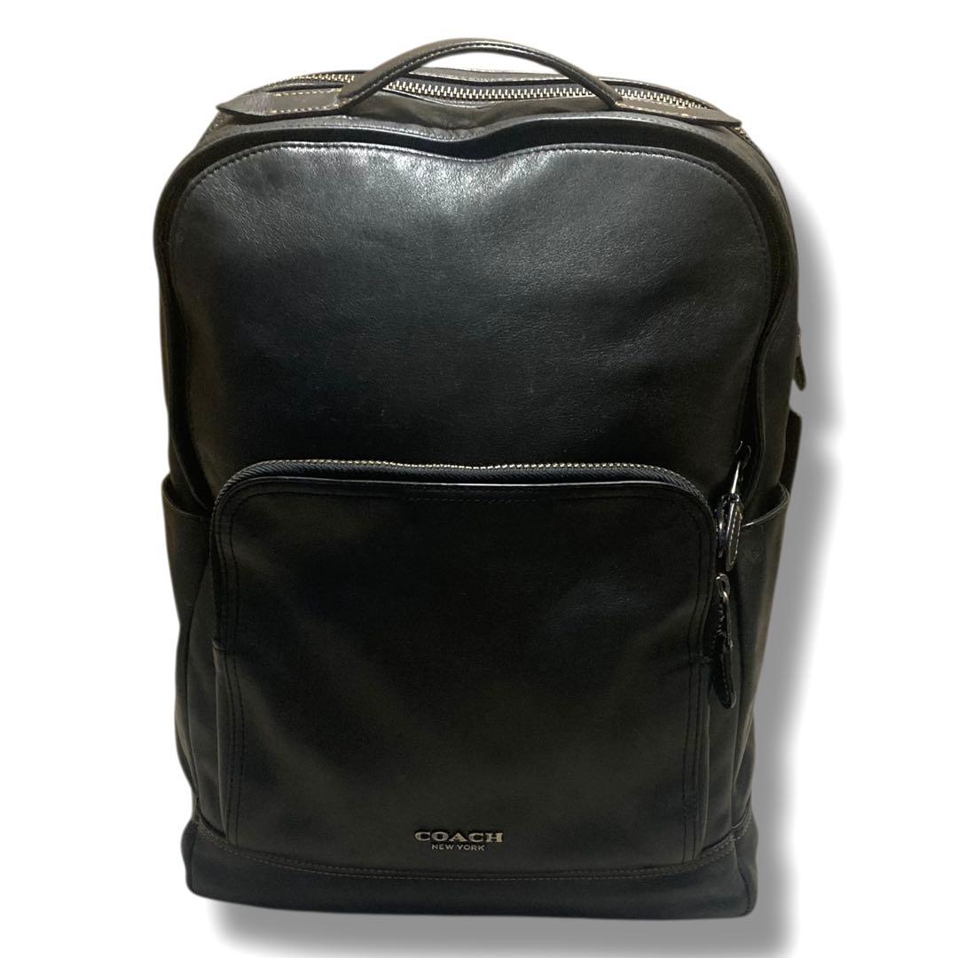コーチ リュック ビジネスバッグ グラハム A4収納可 ブラック F37599 コーチ リュック ビジネスバッグ グラハム A4収納可 ブラック F37599