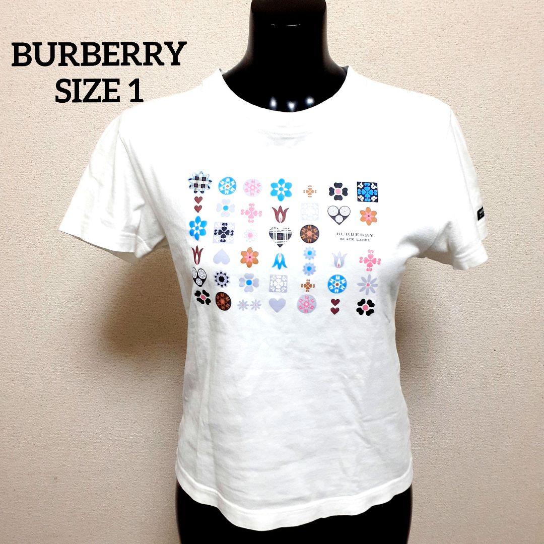 BURBERRY バーバリーブラックレーベル Tシャツ ホワイト レディース 1
