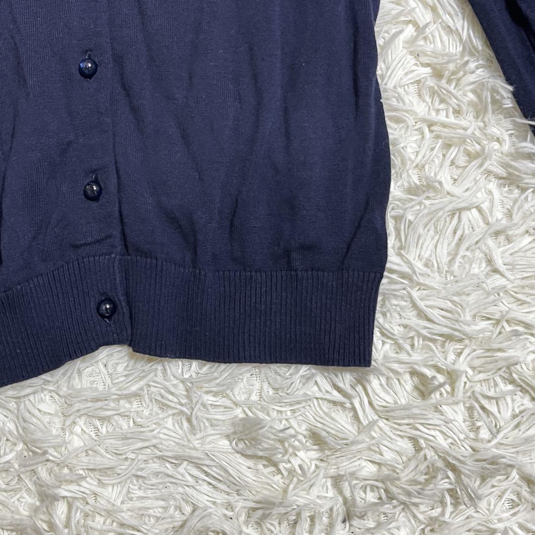 BURBERRY BLUE LABEL ネイビー ノバチェック カーディガン