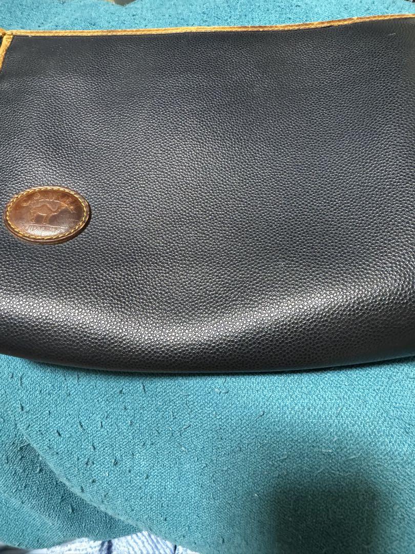 Camel 黒 レザー クラッチバッグ 6,500円