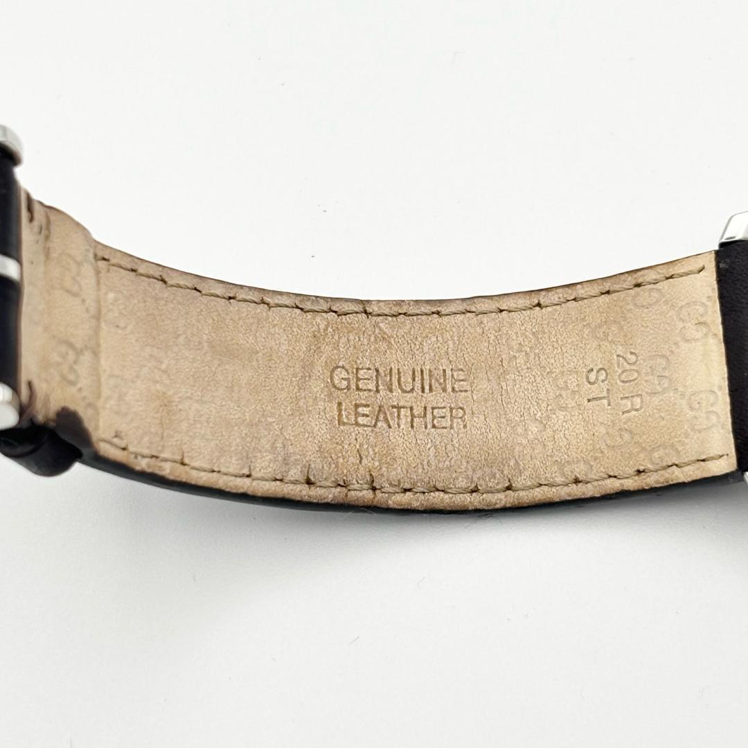 GUCCI Gタイムレス ブラウン文字盤 メンズ クォーツ 腕時計 126.4