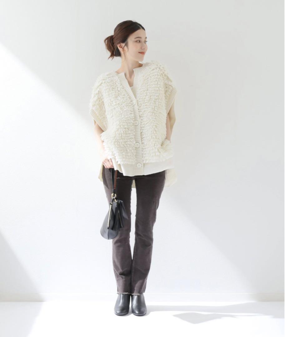 Spick & Span ループオーバーニットベスト