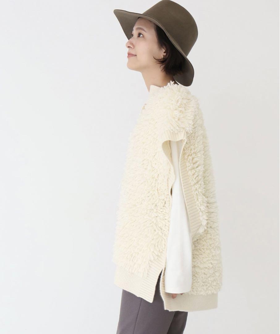 Spick & Span ループオーバーニットベスト