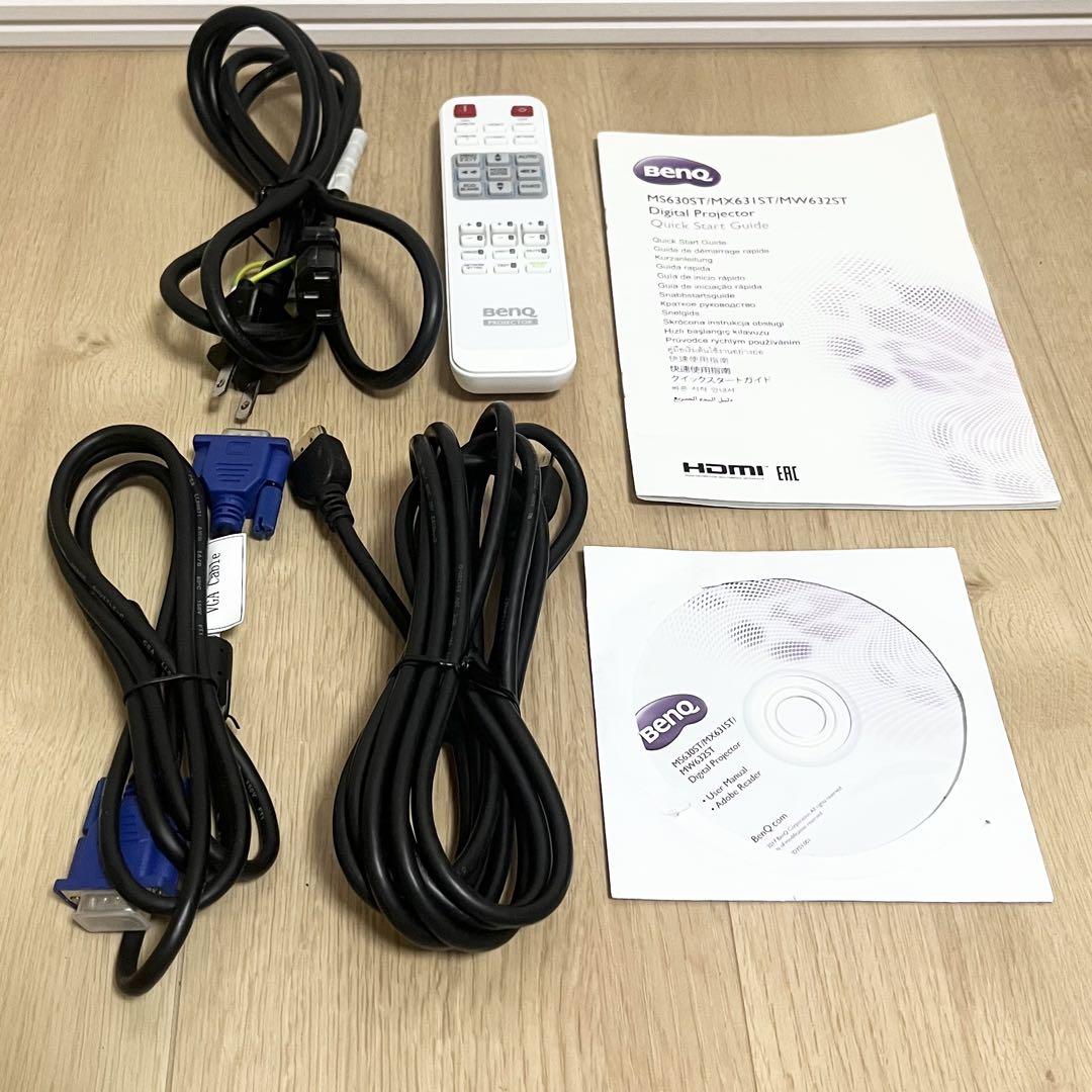 美品】BenQ MW632ST プロジェクター バッグ ケーブル付