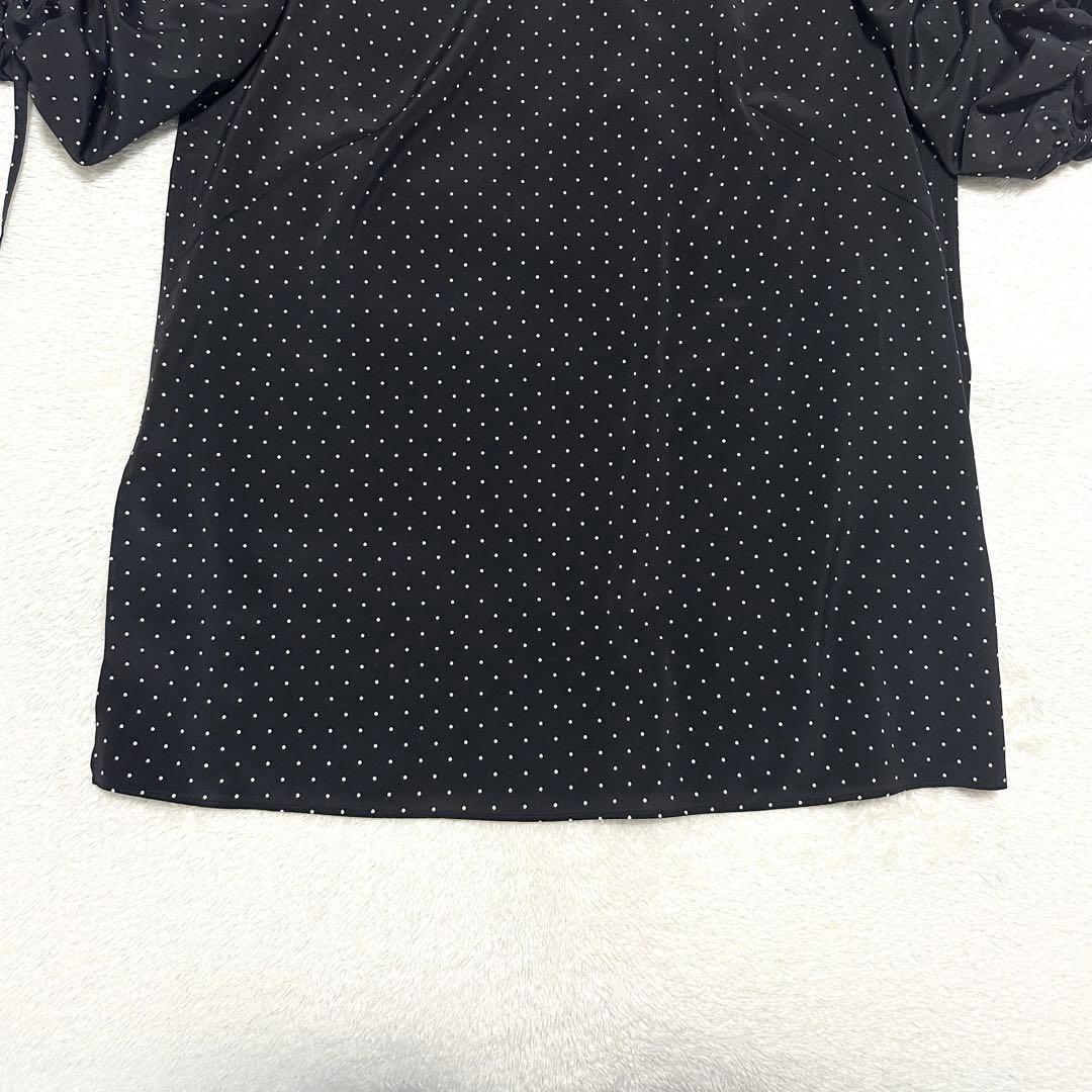 美品 Rene 2022 ドット ブラウス プリーツ スカート セットアップ 美品 Rene 2022 ドット ブラウス プリーツ スカート セットアップ