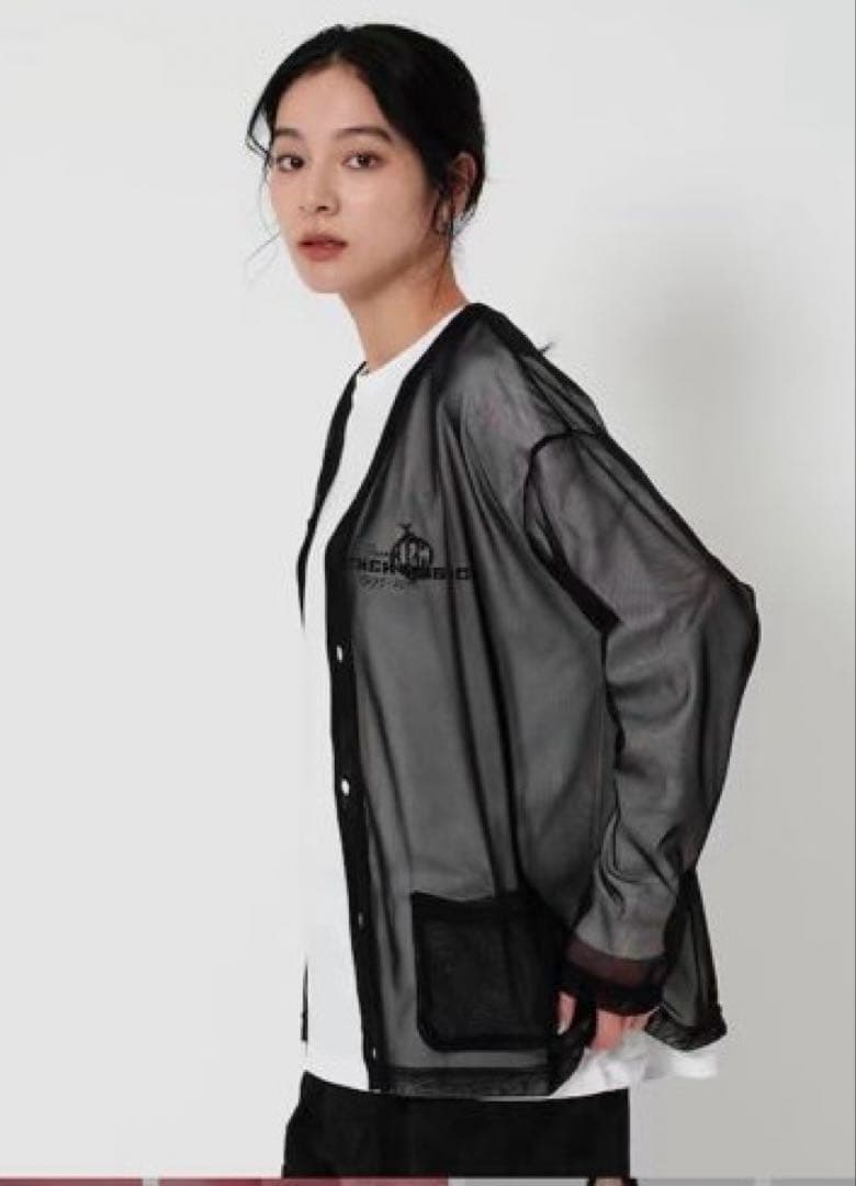 BEAUTY&YOUTH別注 Charcoal TOKYO Vネックカーディガン BEAUTY&YOUTH別注 Charcoal TOKYO Vネックカーディガン