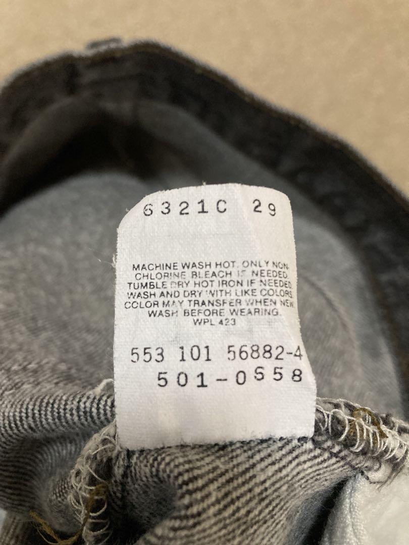 先染めブラック 91年 USA製 levis リーバイス 501 w31 農色