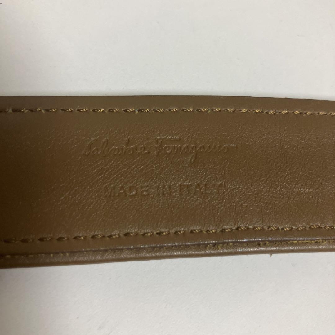 Ferragamo レディース ベルト ブラウン・水色