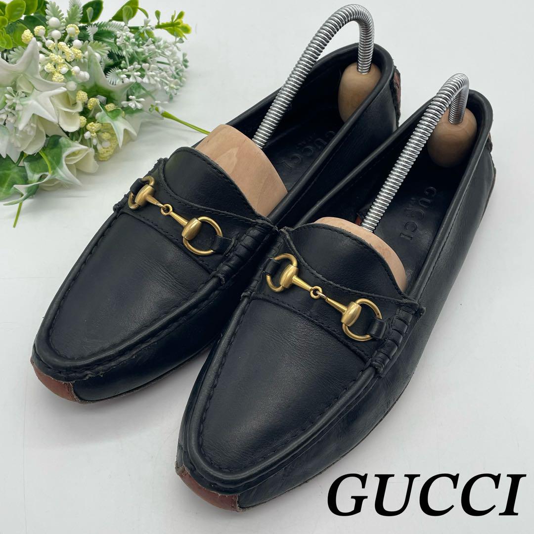 グッチ GUCCI ドライビングシューズ ホースビット ローファー