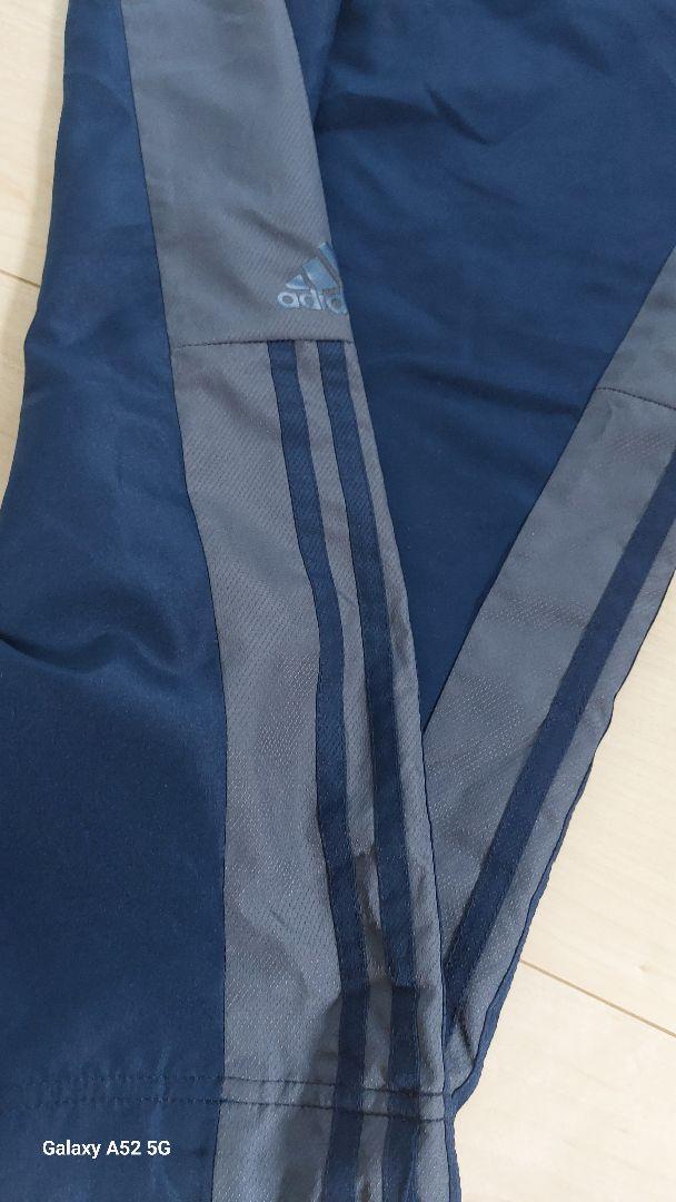 adidas 定価1.2万円　トレーニングウェア上下セット ネイビー/グレー　S