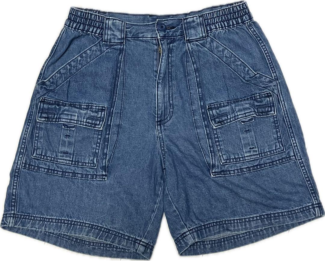 90s St. John's Bay デニムハーフパンツ サイズ32 古着