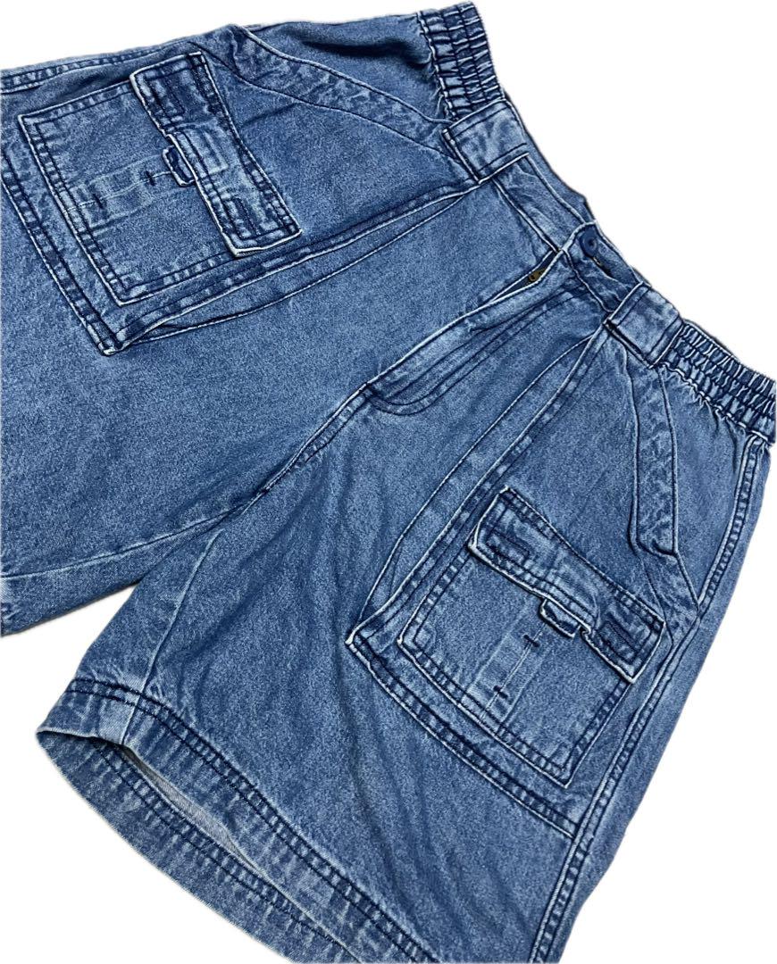 90s St. John's Bay デニムハーフパンツ サイズ32 古着