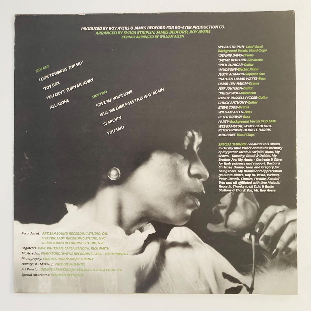 SYLVIA STRIPLIN Give Me Your Love LP 人気盤
