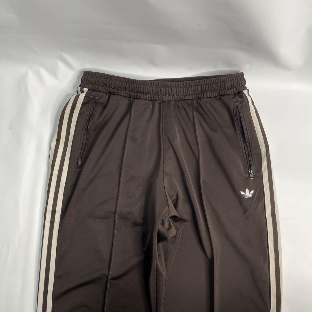 美品 アディダス　トラックパンツ　ベッケンバウワー　ブラウン