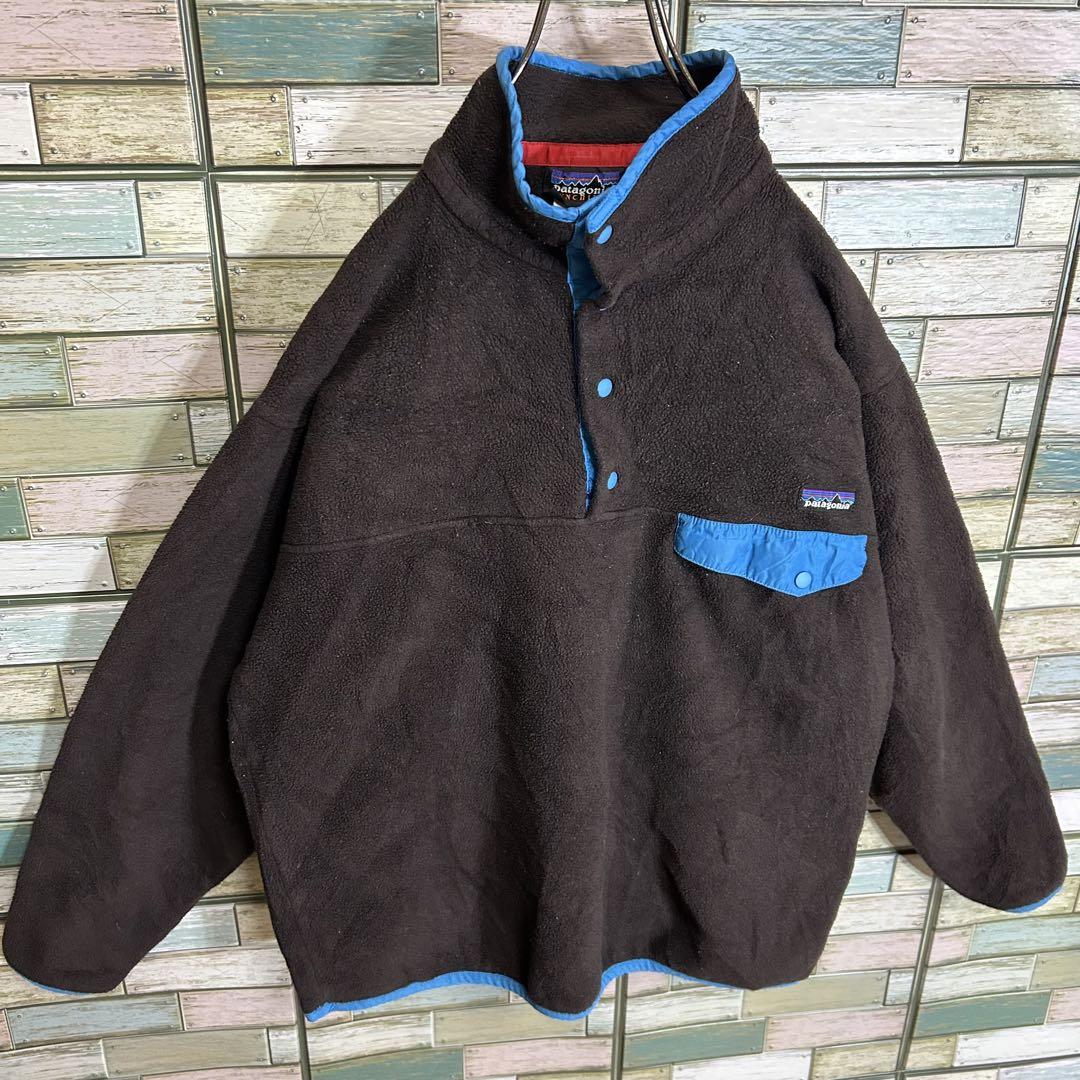 【シンチラ】patagonia パタゴニア　ハーフボタン　フリース