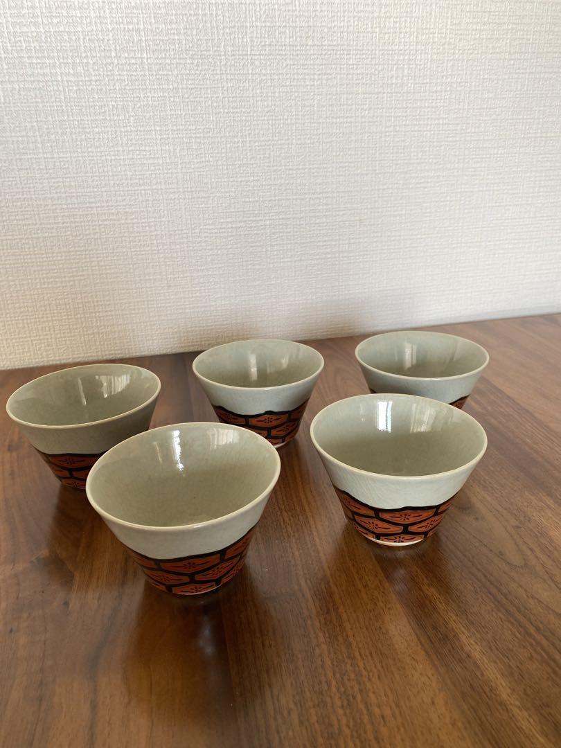 九谷焼煎茶茶碗5個セット