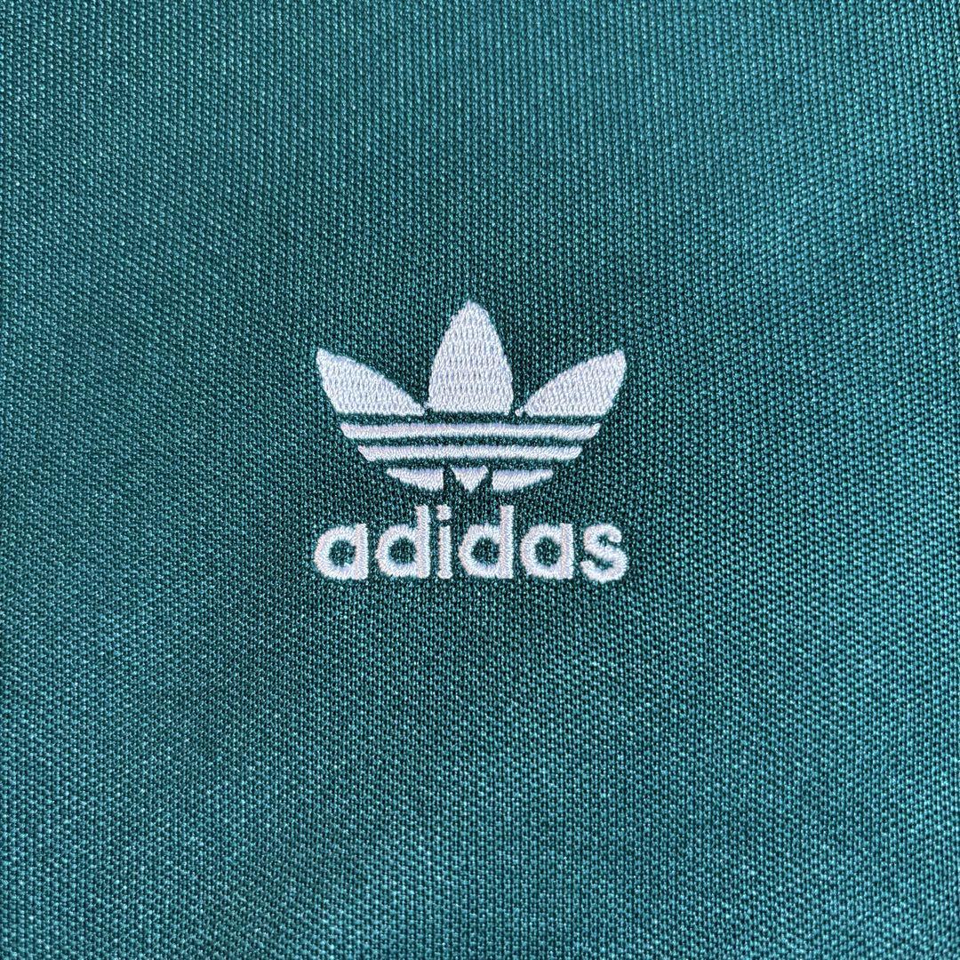 【美品】adidas ベッケンバウアー　トラックジャケット　緑白　ユニセックス