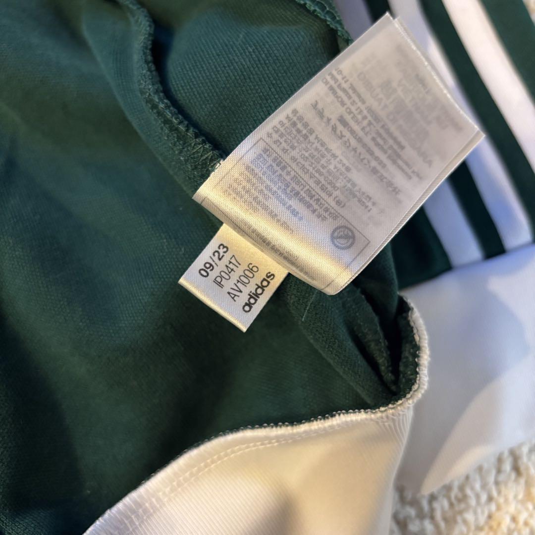 【美品】adidas ベッケンバウアー　トラックジャケット　緑白　ユニセックス