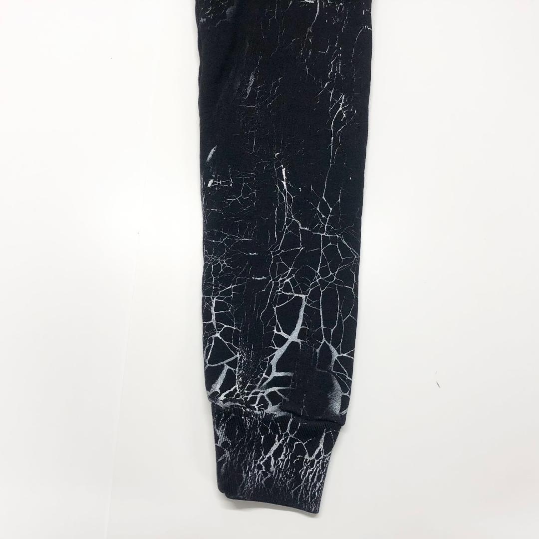 ○★新品未使用　AMIRI　クラックダイ コア ロゴパーカー　S　ブラック