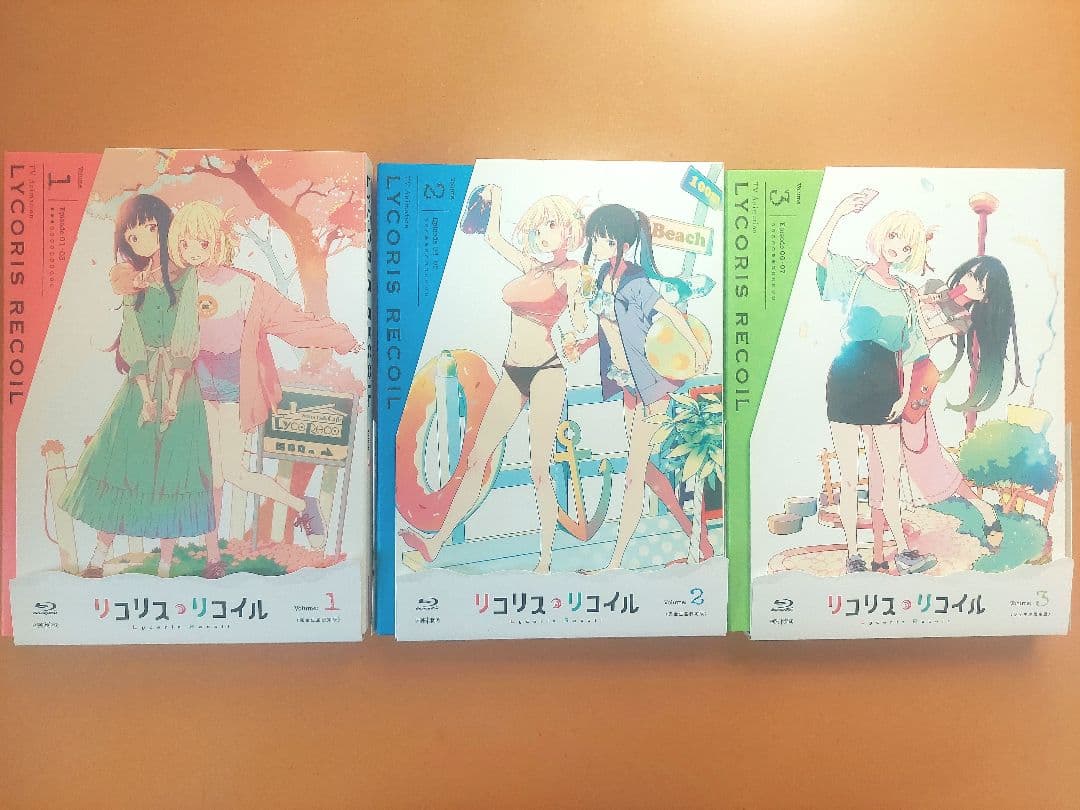 リコリス リコイル Blu-ray セット 1-3巻目立った傷や汚れなし
