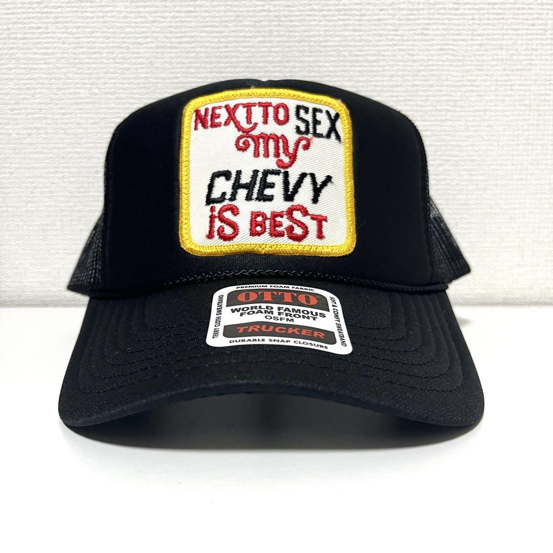 【 80'sチャンピオン 】トラッカーキャップ ビンテージワッペン 山田蓮TSY CHEVROLET 】ビンテージワッペントラッカーキャップ 山田蓮 TSY