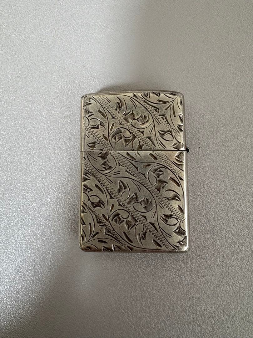 Zippo/ジッポ スターリングシルバー ライター 2018年製　オイルライター