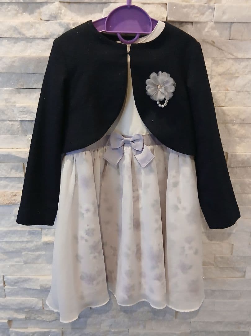 ブランシェス ジャケット ボレロ ワンピース 120 入学式 卒園式120cm・BRANSHES