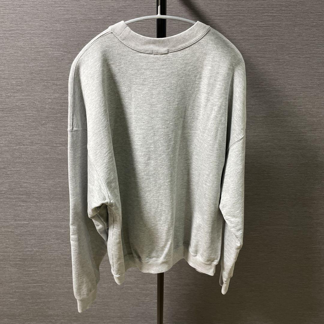【25SS】awasa スーピマエイジングコットン クルーネック スウェット