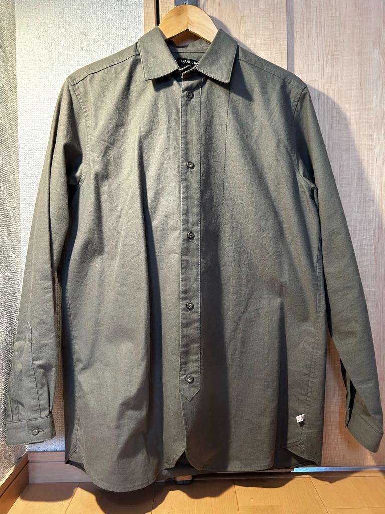 襟レギュラーカラー【FRANK LEDER】 VINTAGE BEDSHEET SHIRT