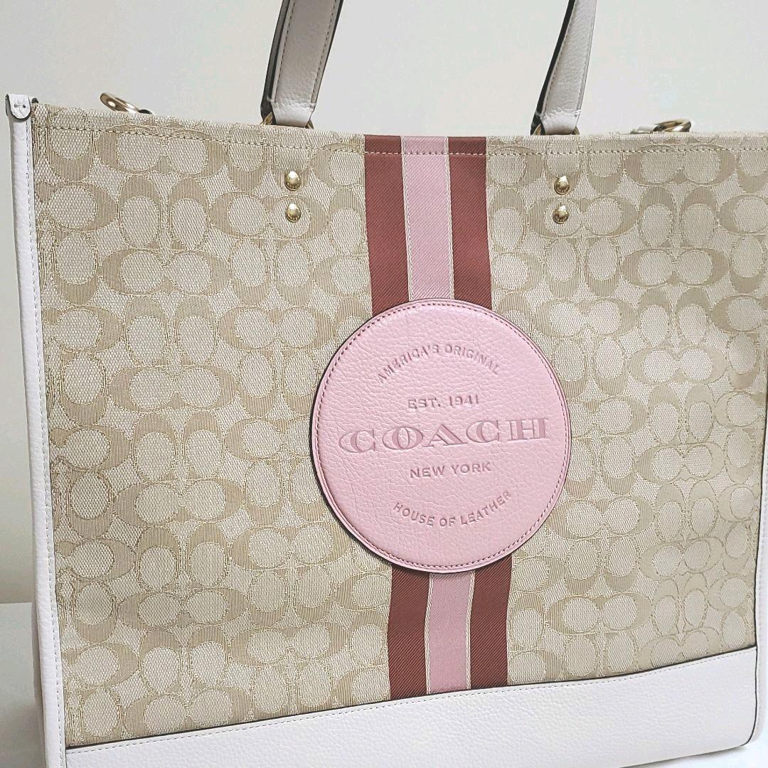 オレンジ系期間限定特別価格 新品 COACH コーチ トート ショルダー ...