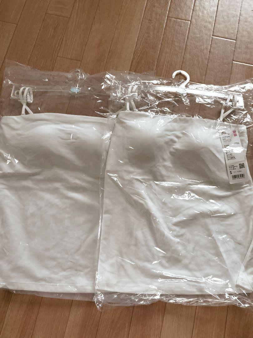 UNIQLO　エアリズムコットンブラチューブトップ