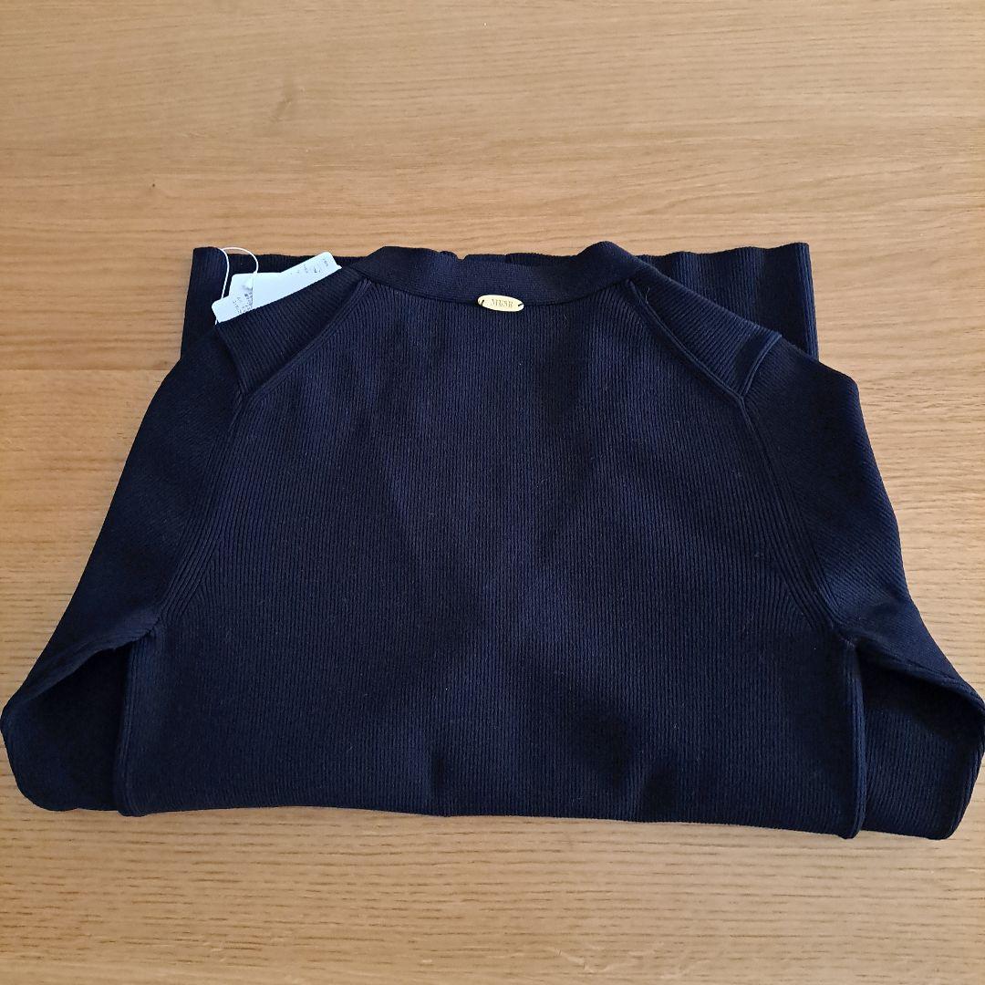 新品　Deuxieme Classe　DINER RIB Vネックカーディガン