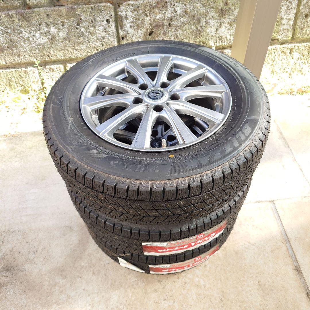 ブリザックvrx3 205|65R16スタッドレスホイール付4本エスティマ