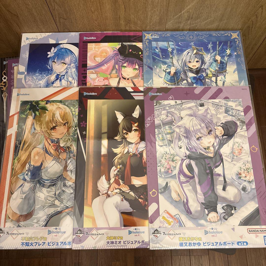 ホロライブ 一番くじ ビジュアルボード まとめ売り - メルカリ
