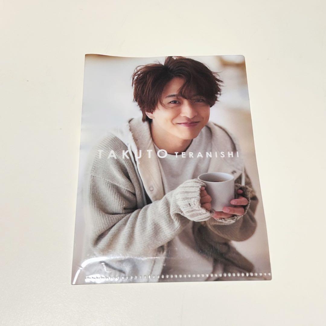寺西拓人 ミニクリアファイル1点＆公式写真1枚セット 即購入可】 寺西拓人 ミニクリアファイル 公式写真 各1枚セット