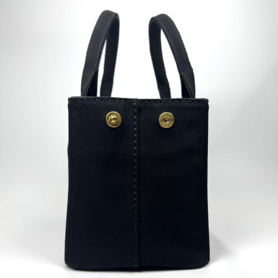 美品】PRADA カナパ ストライプ柄 S ハンドバッグ ショルダーバッグ