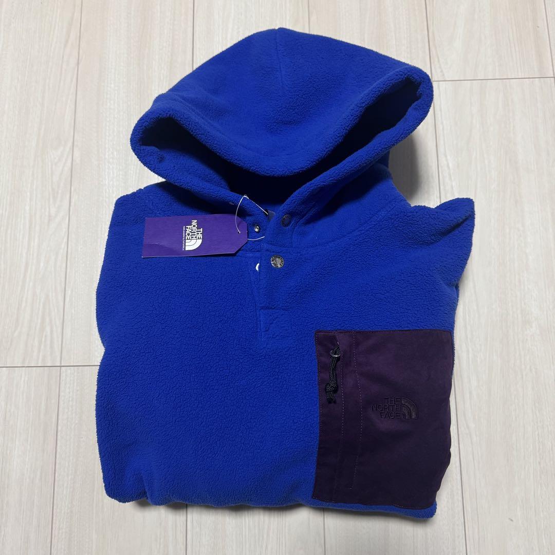 【残り１サイズ！】Purple Brand ロゴプリントフリースパーカー THE NORTH FACE PURPLE LABEL フリース パーカー