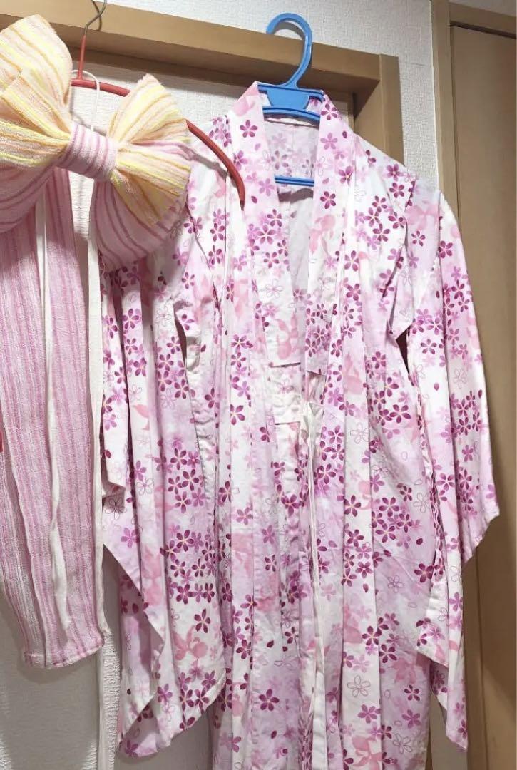 メーカー公式ショップ】 浴衣130&簡易帯 美品 浴衣 - education.semel