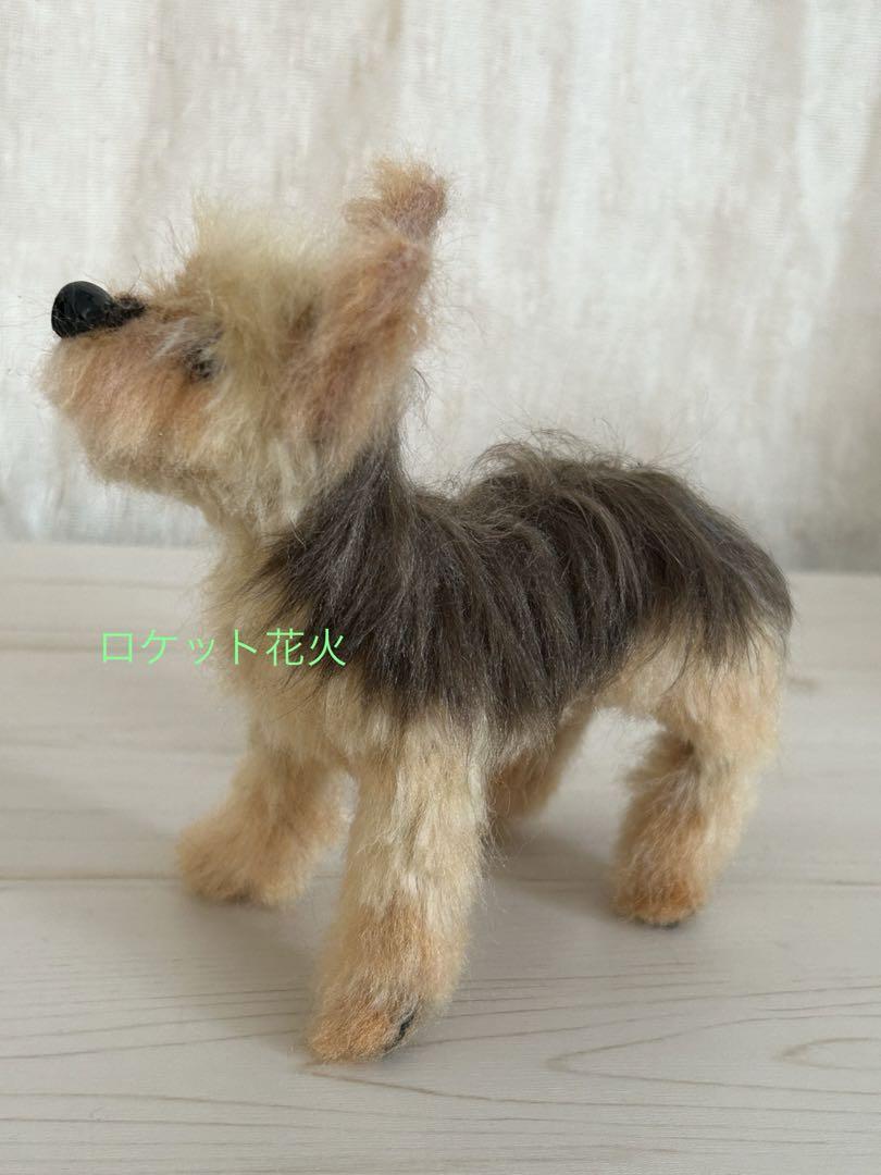 羊毛フェルト　ハンドメイド　ヨークシャテリア　犬　あそぼ！！