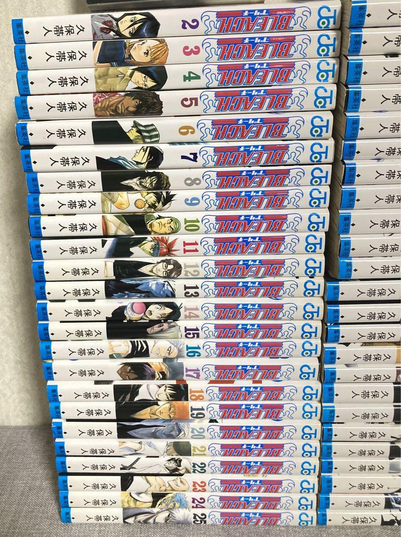 超大人気漫画！！ BLEACH 全巻 1巻〜74巻 久保帯人 ブリーチ 集英社