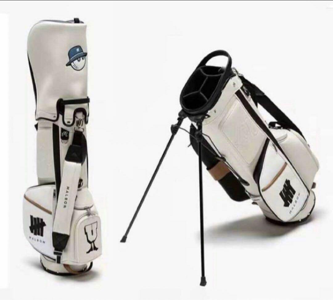 マルボンゴルフ Malbon golf キャディバッグ 男女兼用 白 人気 マルボンゴルフ Malbon キャディバッグ 男女兼用 マルボン