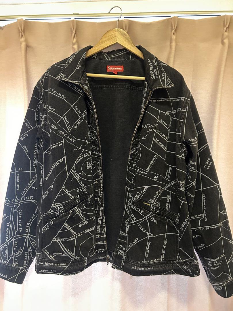 ジャケット・アウター SUPREME 19SS Gonz Map Work Jacket