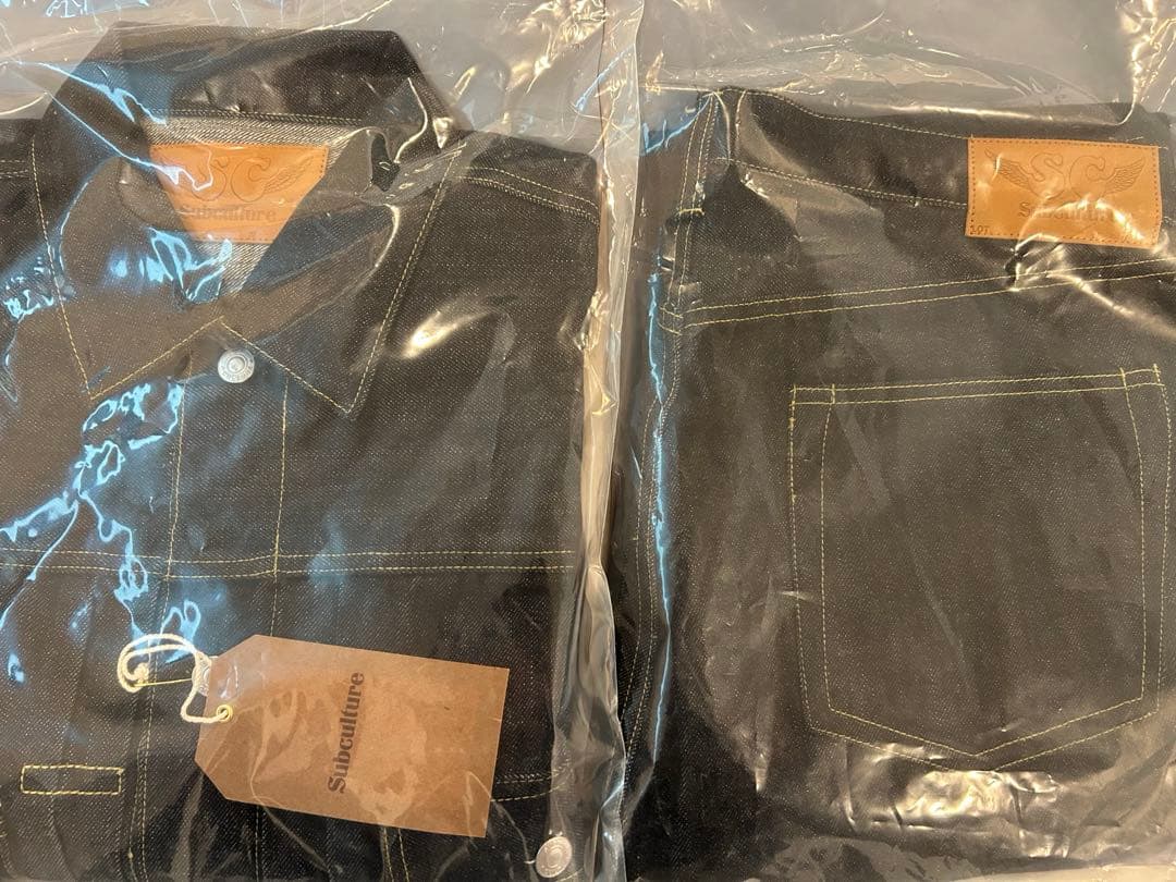 SUBCULTURE S07XX 4701XXデニムジャケットパンツセットアップ SUBCULTURE S07XX 4701XXデニムジャケットパンツセットアップ