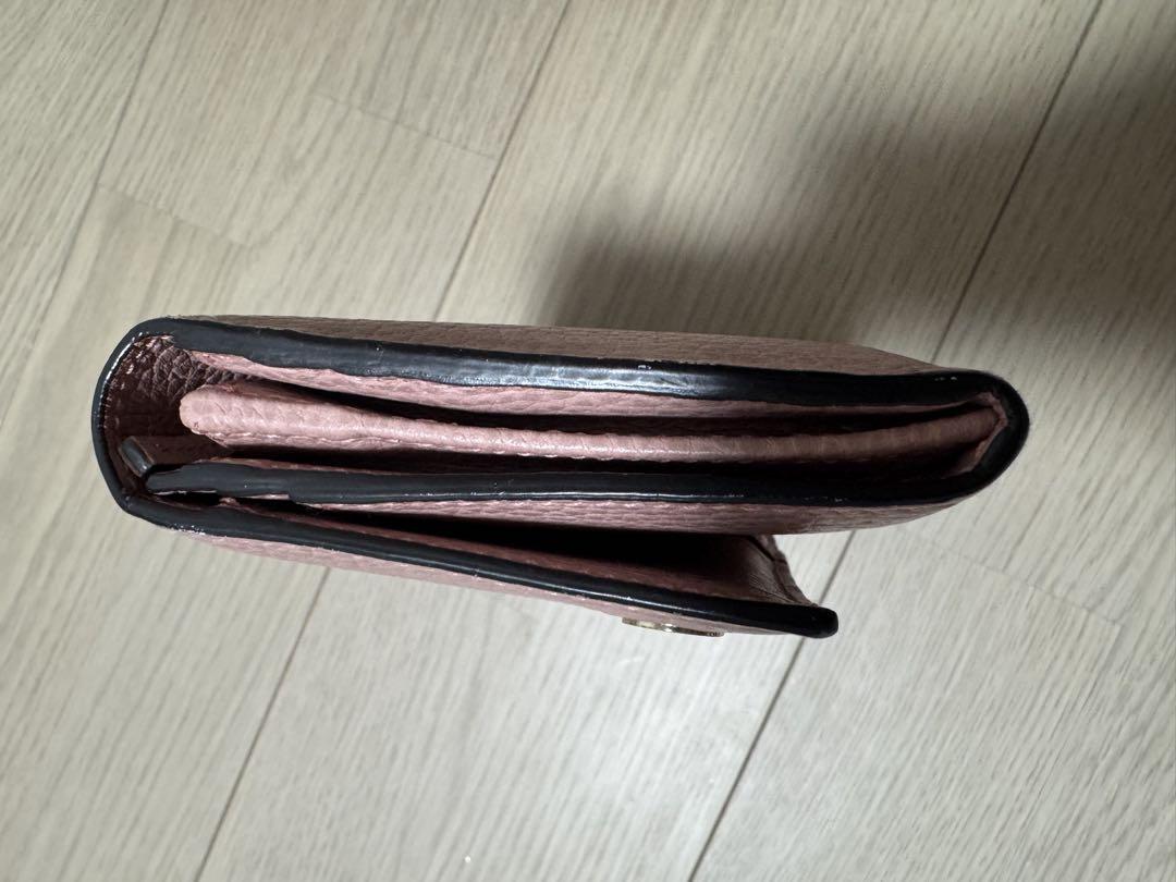 GUCCI グッチ　ピンク レザー 長財布