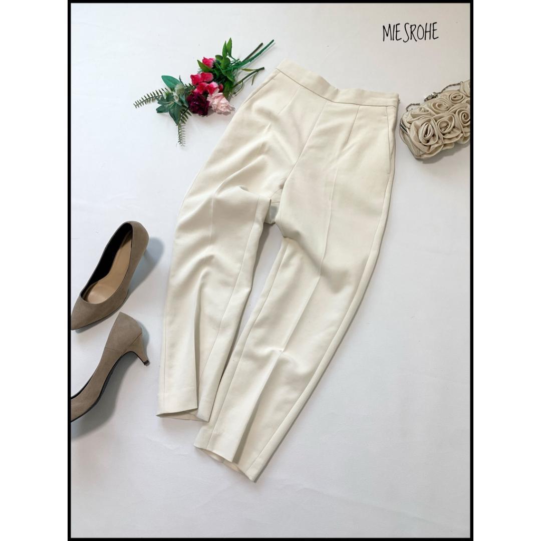 【美品】MIESROHE テーパードパンツ　ウエストゴム　サイズ1 きれいめ