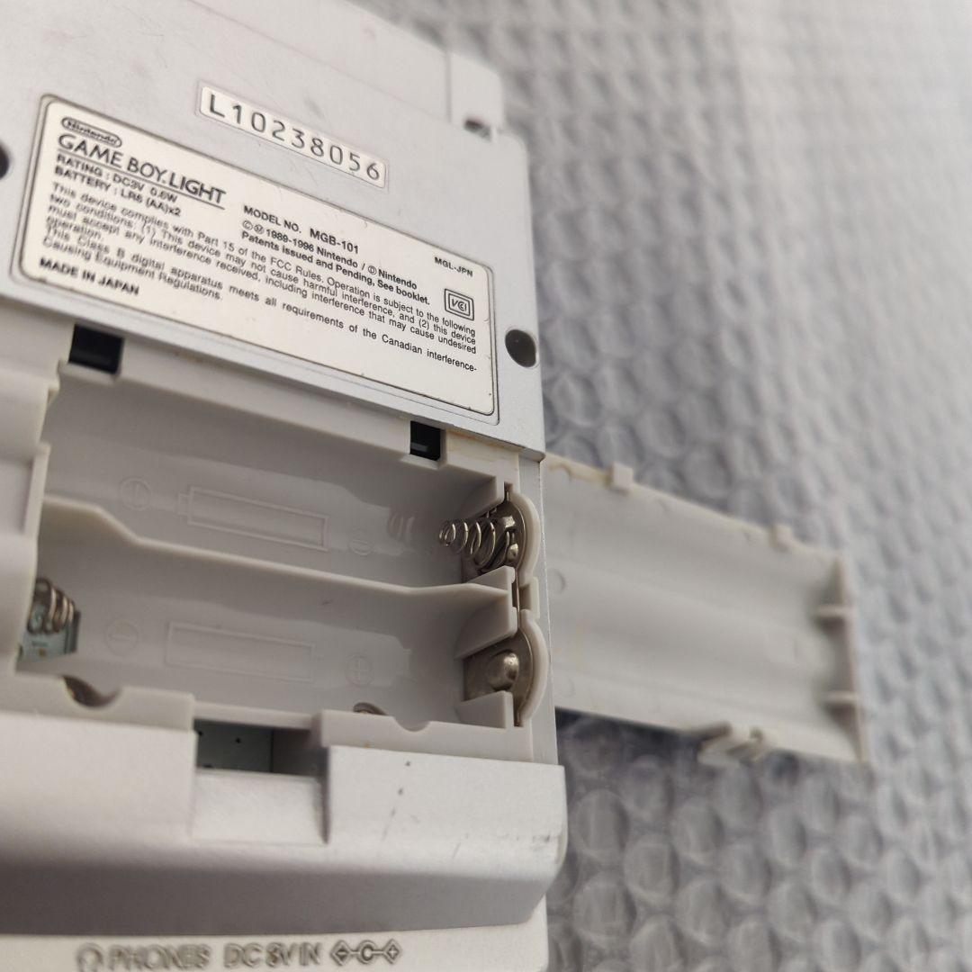 動作 OK ゲームボーイライト GAMEBOY LIGHT 本体 シルバー UP786_INFO