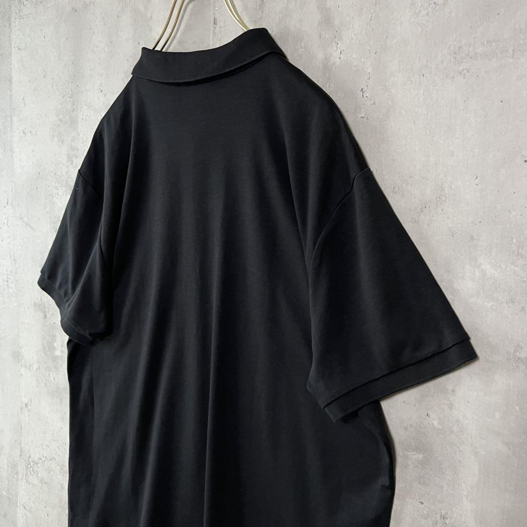 【美品】ポロラルフローレン 半袖ポロシャツ L 黒 メンズ 夏物 定番