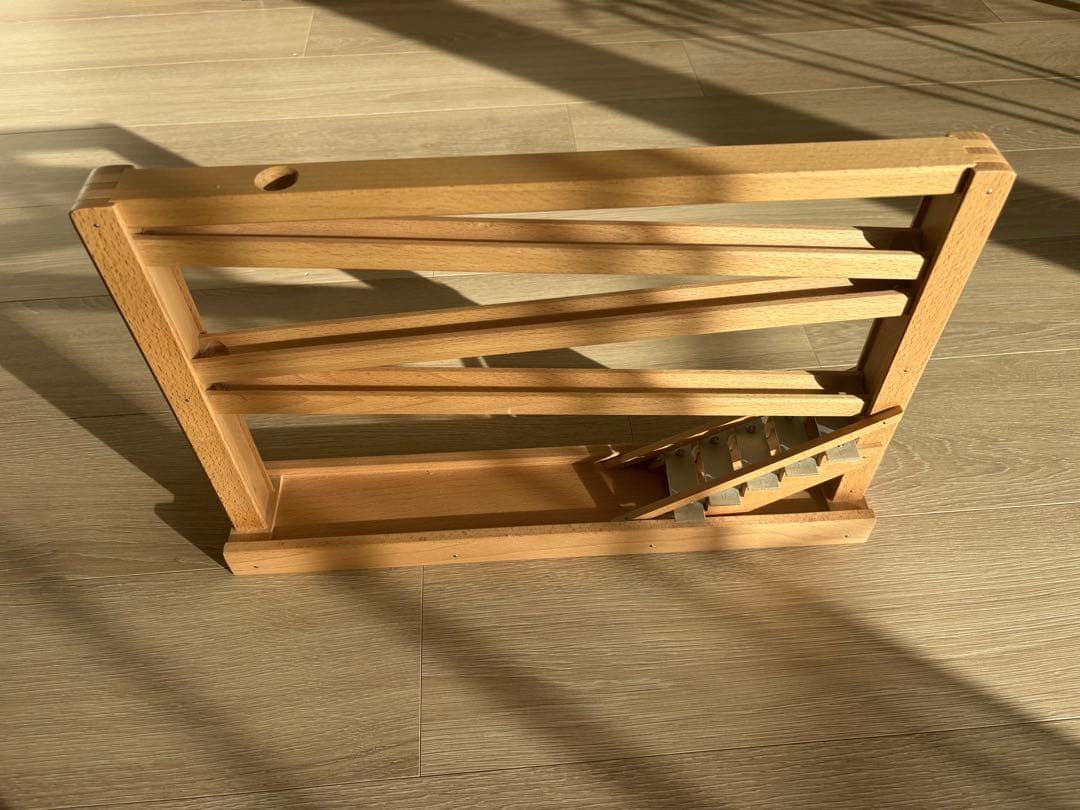 ベック社　クーゲルバーン　シロフォン付き　玉の塔　スロープ　ボール　木のおもちゃ