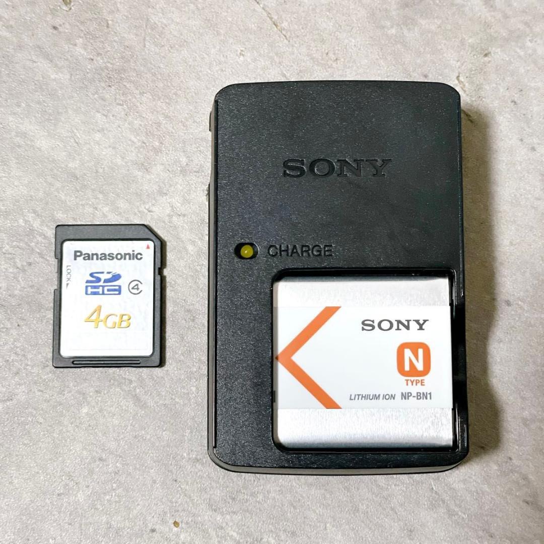 ソニー サイバーショット DSC-W350 コンデジ ブラック SDカード付き