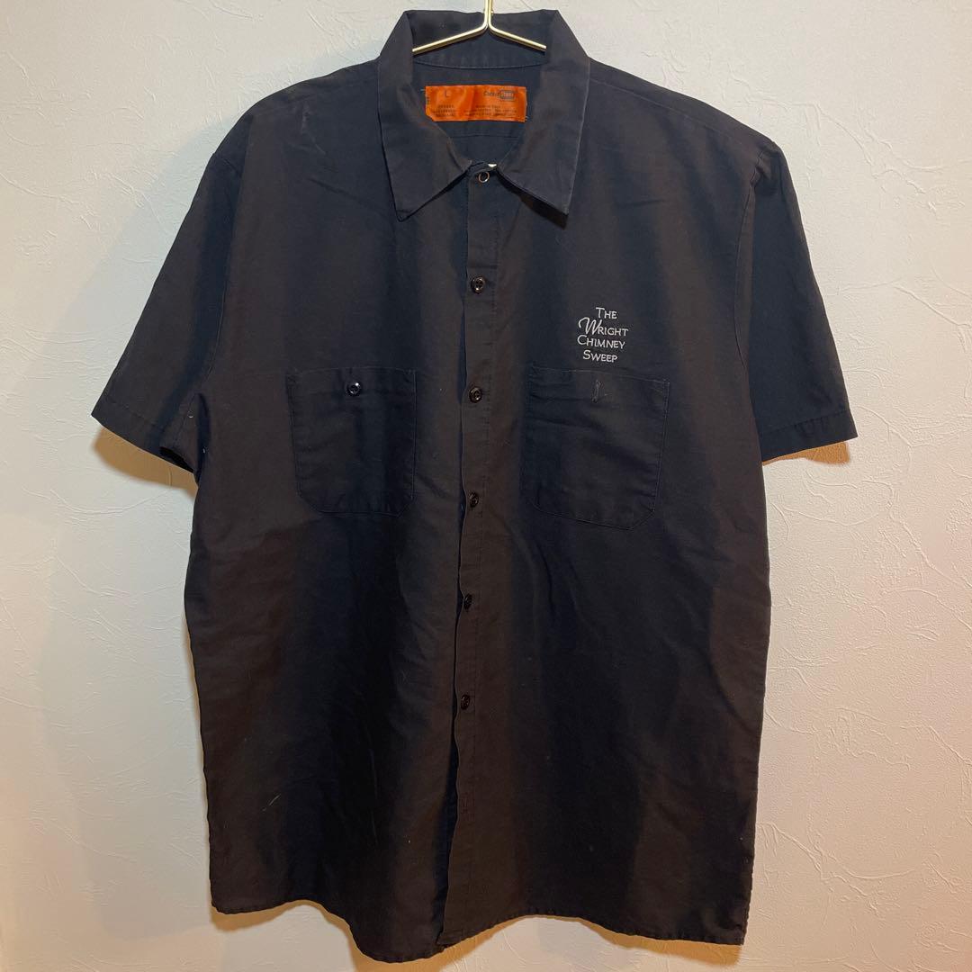 corner stone ワークシャツ　古着　刺繍